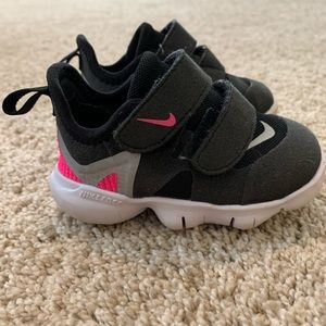 4C Black & Hot Pink Nike Sneakers